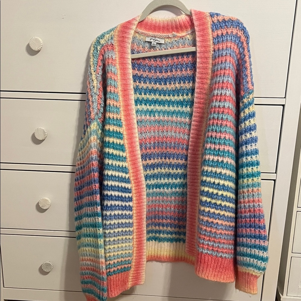 Colorful Striped Women's Sweater